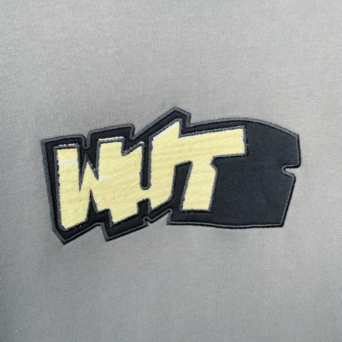 1:1 quality version Graffiti three-dimensional letter embroidery sweatshirt