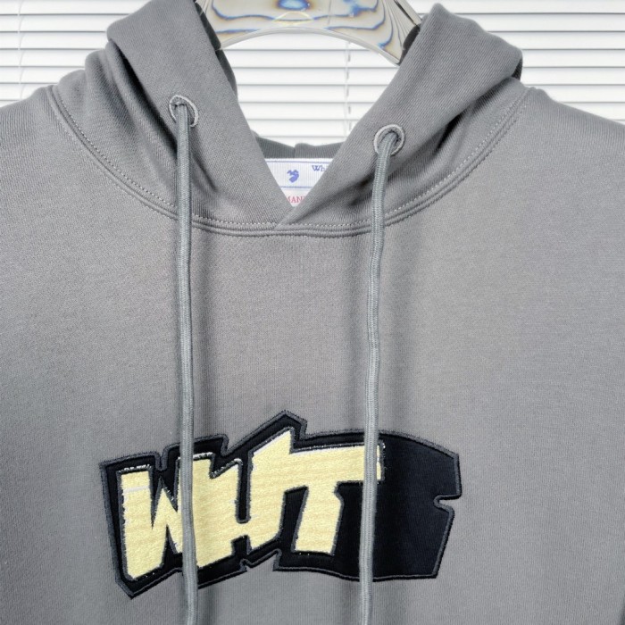 1:1 quality version Graffiti three-dimensional letter embroidery sweatshirt