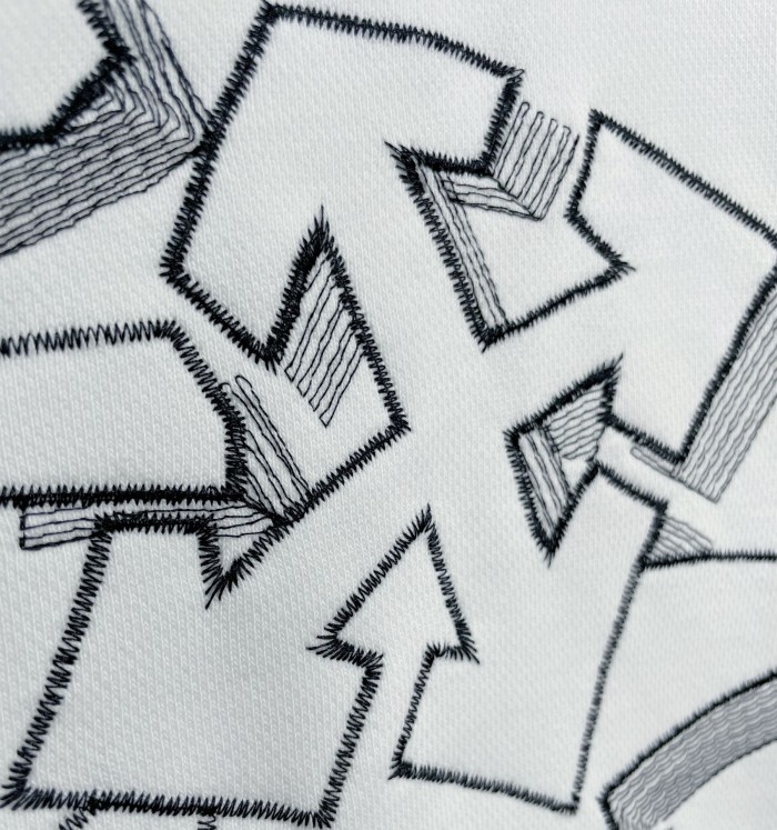 1:1 quality version Graffiti Style Embroidered Sweatshirt
