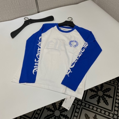 1:1 quality version Back big Sanskrit letters blue and white color combination long sleeves