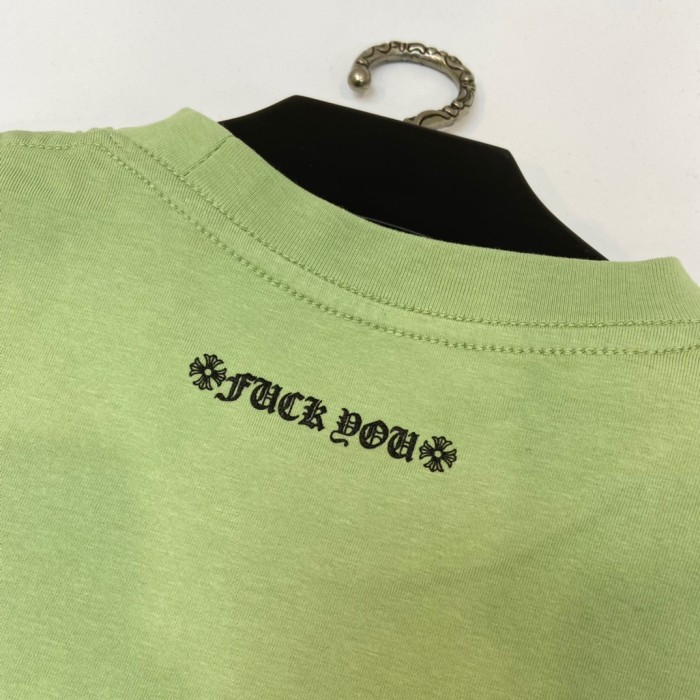 1:1 quality version Horseshoe Cross Pocket Long Sleeve T-shirt Avocado color