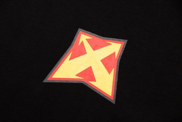 1:1 quality versionYellow and red Thunder Lightning tee 2 colors