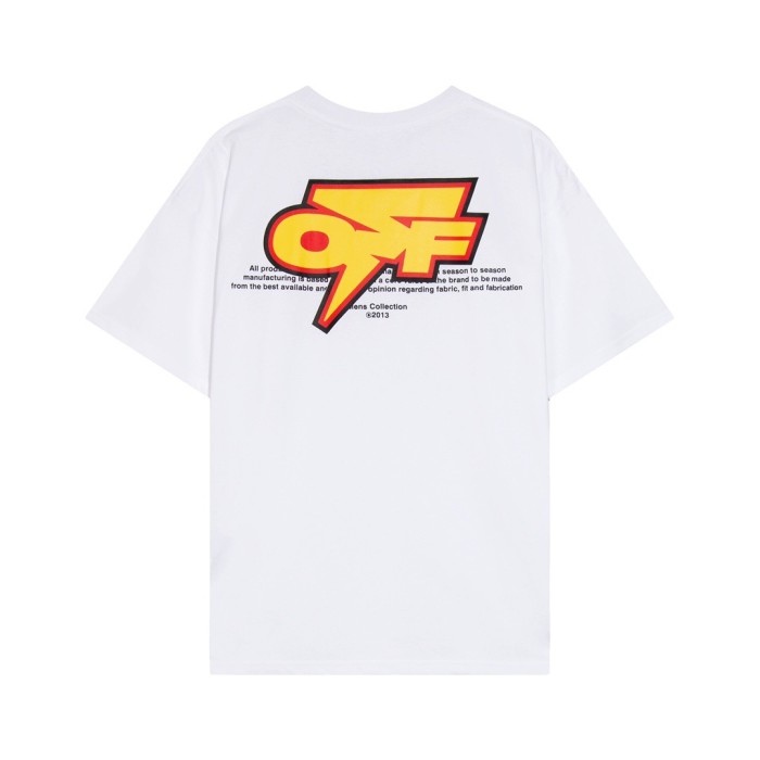 1:1 quality versionYellow and red Thunder Lightning tee 2 colors