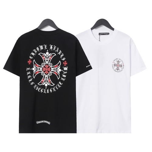 [Buy More Save More]Red and white Cross tee