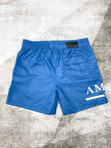 [Buy More Save More] 1:1 quality version Horizontal striped letter nylon beach shorts blue