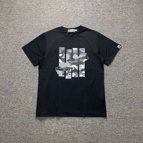 1:1 quality version Tiger camouflage ape head reversible print tee