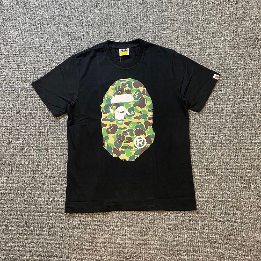 1:1 quality version abc camo ape head logo tee