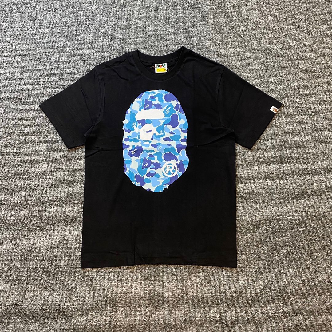 1:1 quality version abc camo ape head logo tee