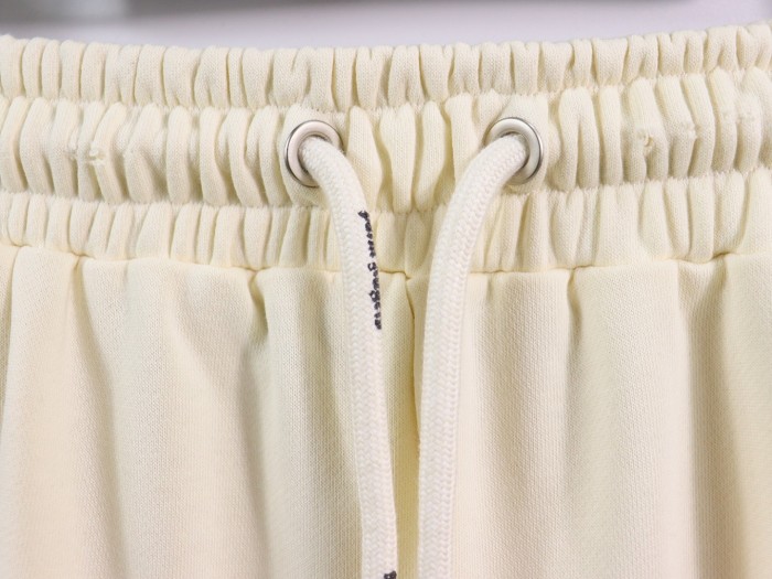 [Buy More Save More]Coconut letter print frayed men's summer shorts