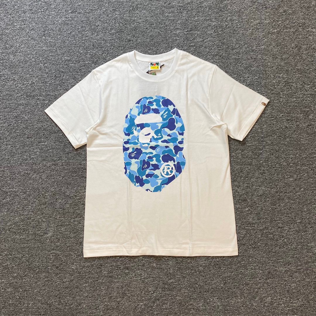 1:1 quality version abc camo ape head logo tee