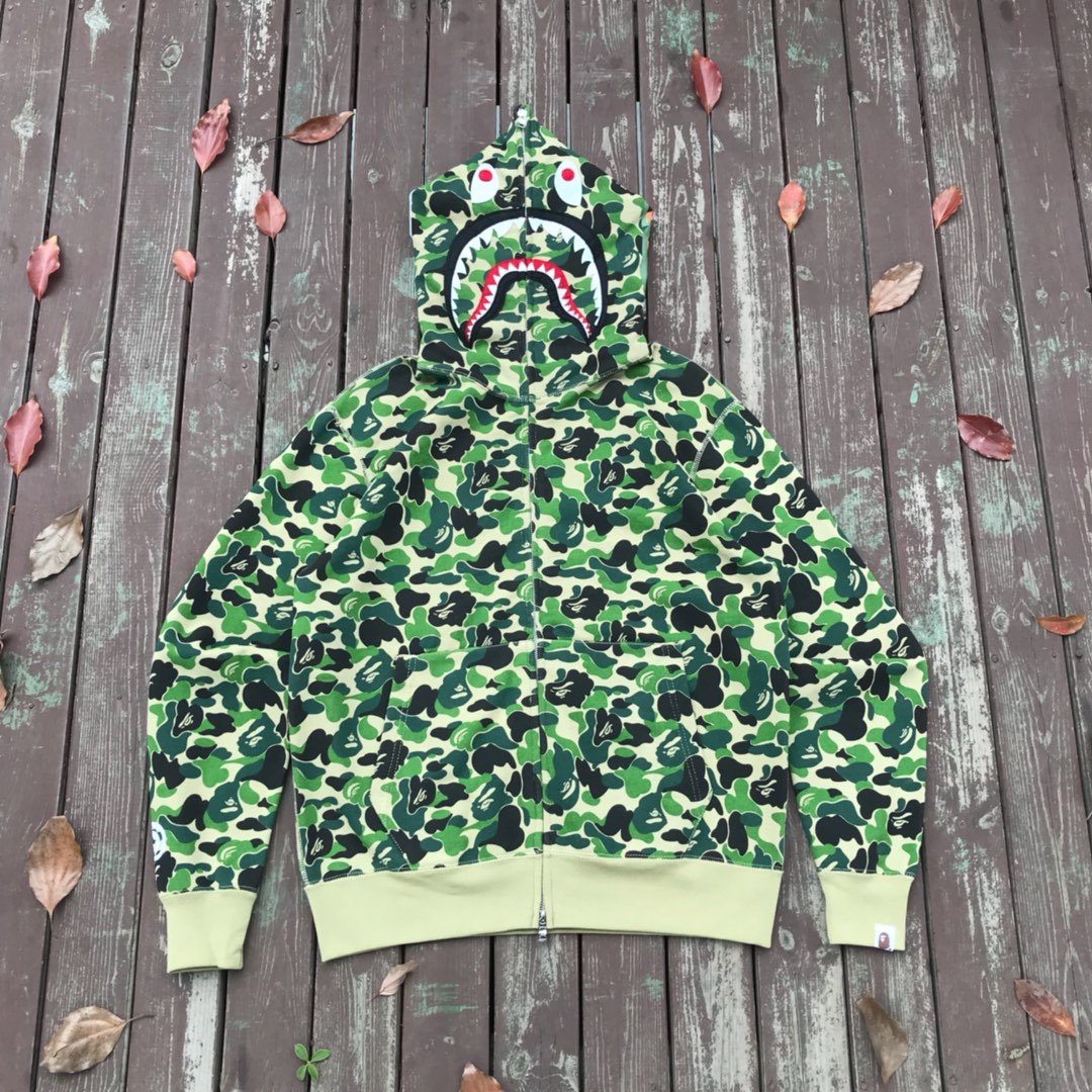 [buy more save more] 1:1 quality version abc camo shark hoodie