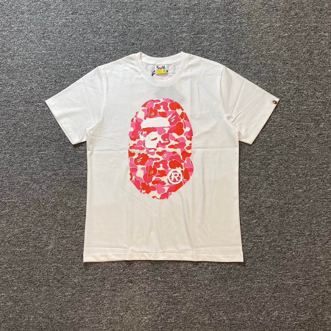 1:1 quality version abc camo ape head logo tee