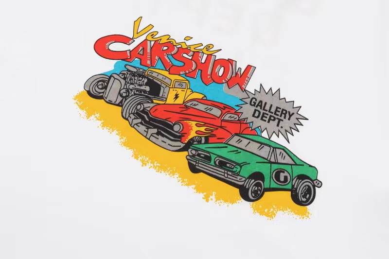 [buy more save more] car show pattern printing tee