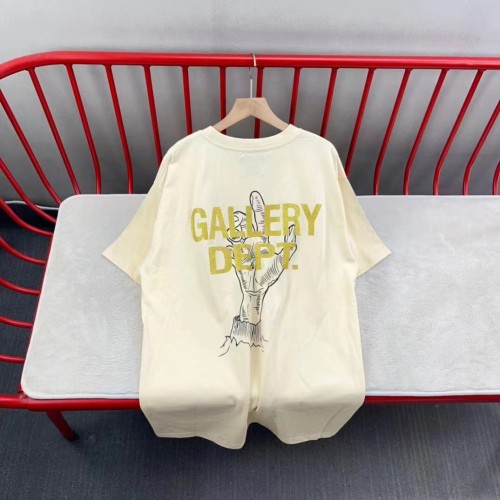 1:1 quality version Palm foil printing washed tee 2 colors