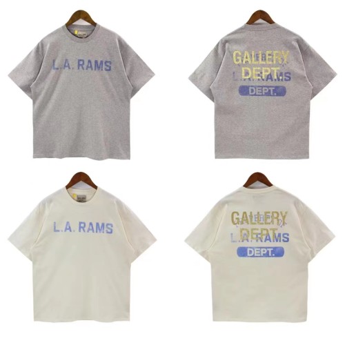 1:1 quality version Stamping letters printed washed tee