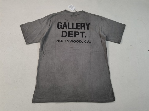 1:1 quality version Classic letter slogan print washed tee
