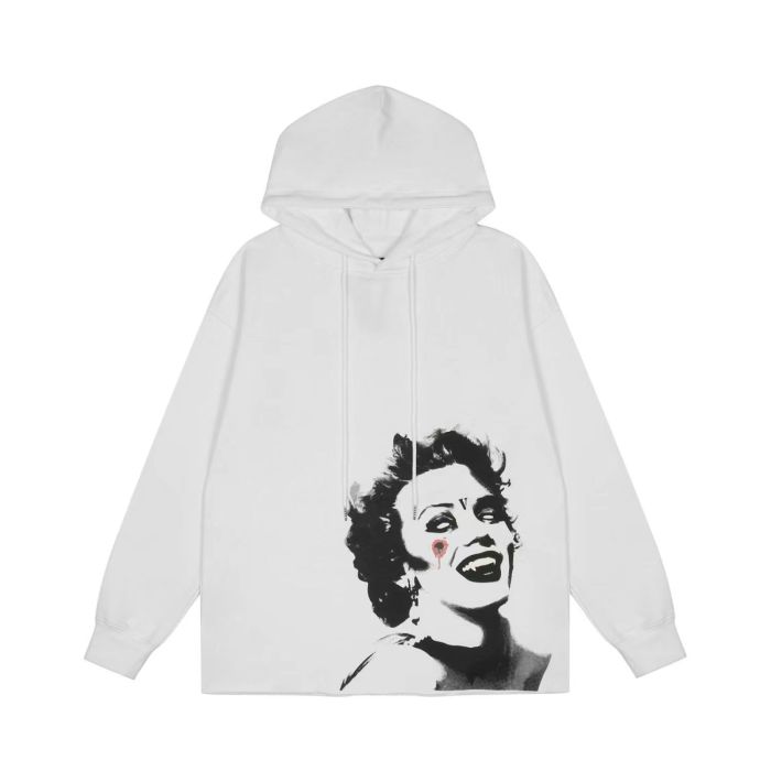 Monroe portrait print hoodie