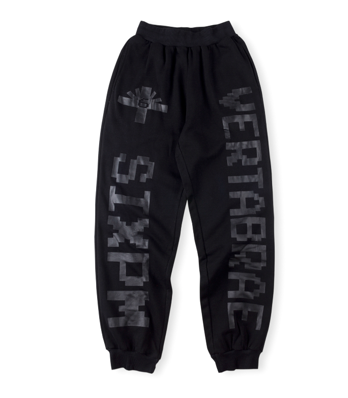 [buy more save more]Pixel style letter print sweatpants 4 colors