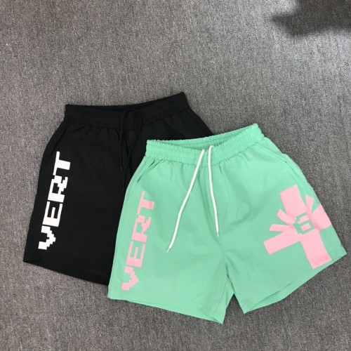 Pixel style letter beach shorts 2 colors