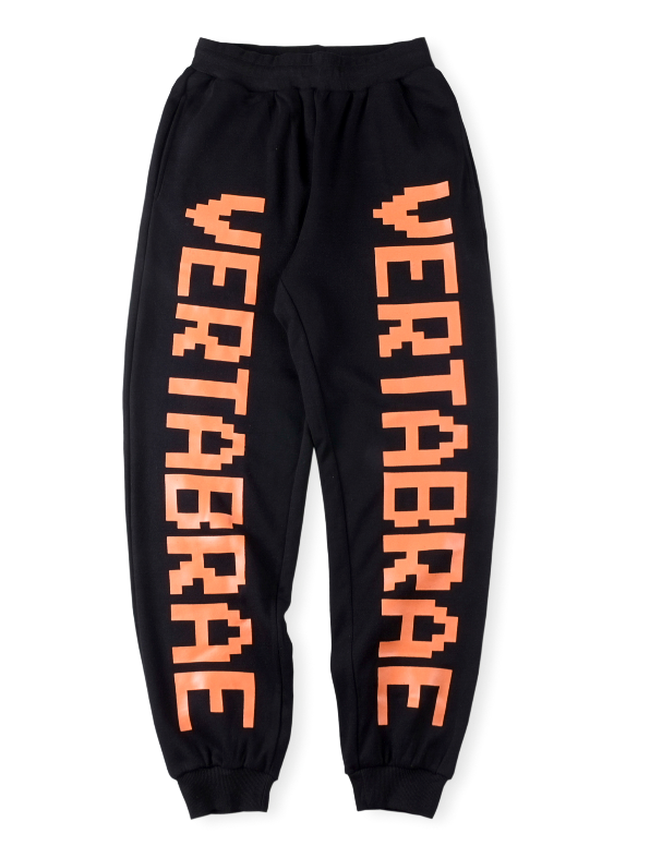 [buy more save more]pixel style letter print sweatpants 4 colors