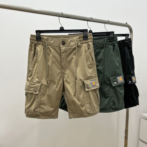 Retro studded work shorts 3 colors