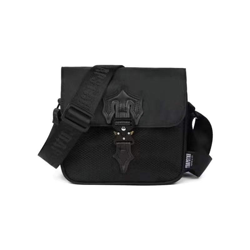 1:1 quality versiob trapstar classic logo shoulder bag-trap