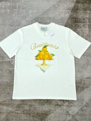 1:1 quality version Casablanca Orange fruit plate letter print shirt