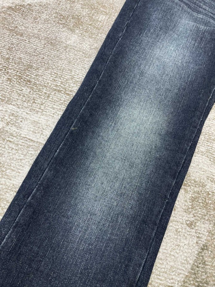 1:1 quality version Basic dark blue worn-out jeans