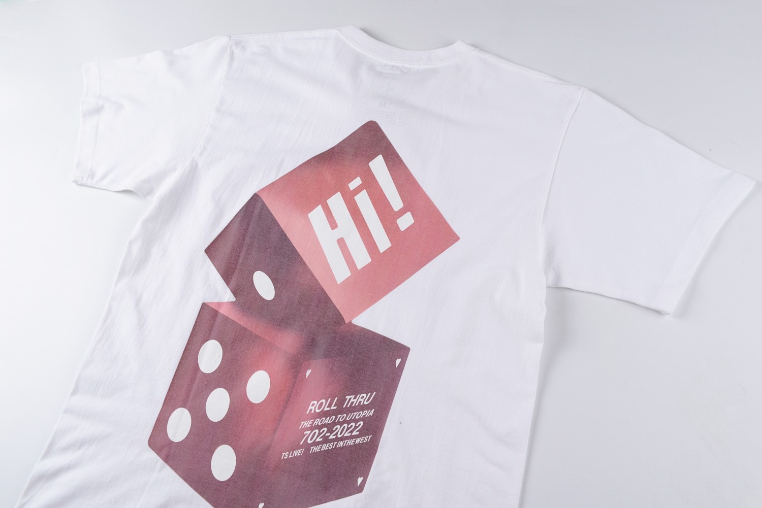 [buy more save more] dice pattern around the tour short sleeve tee