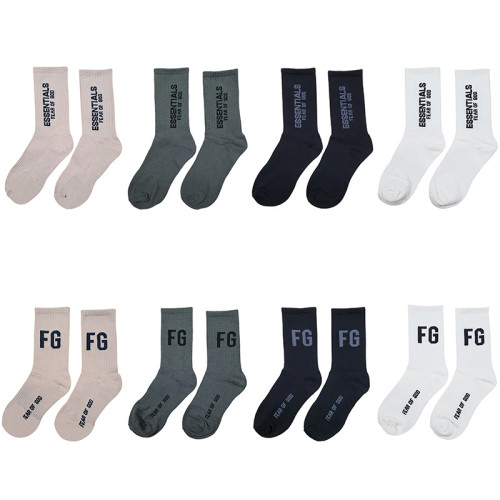 Street anti-odor high elasticity sports socks multiple colors