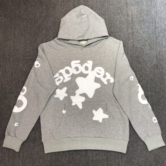 Bright white stars number 5 combination of Spider-Man foam hoodie