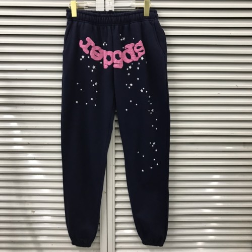 Teenage girls pink letters diffuse star foam print sweatpants