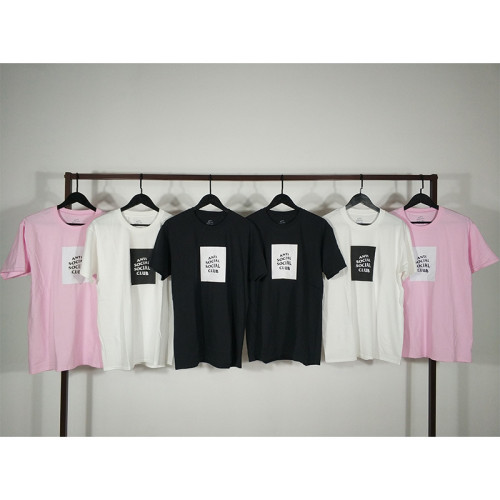 ASSC simple square couple short sleeve tee 3 colors