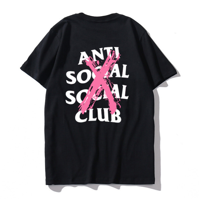 [buy more save more] ASSC tide brand forked letter print short sleeve tee 3 colors