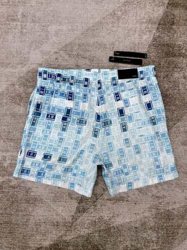 1:1 quality version Light blue thin silk shorts