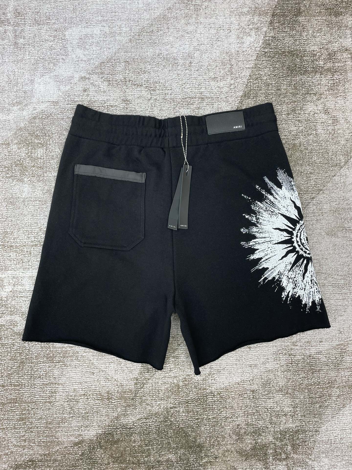 [buy more save more]1:1 quality version black & white sun print shorts