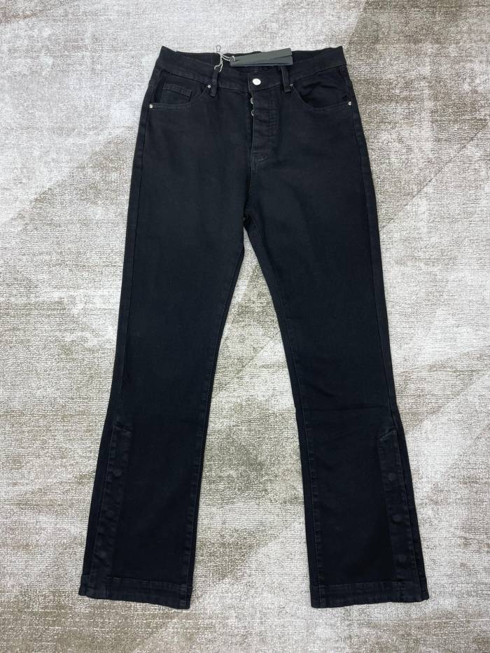 1:1 quality version Minimalist flared button down jeans