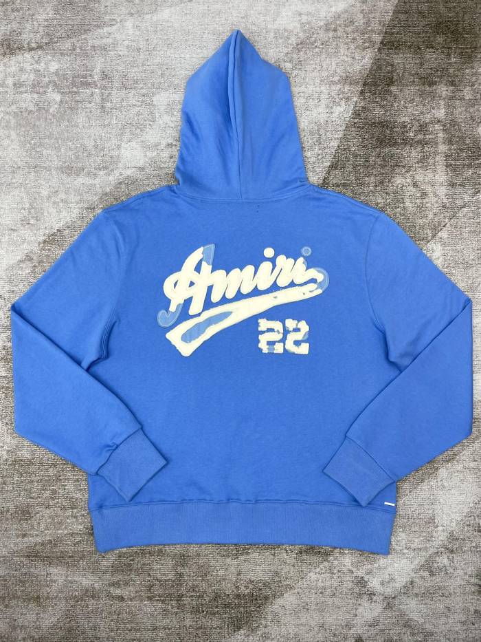 1:1 quality version High street No. 22 patch embroidery hoodie 2 colors