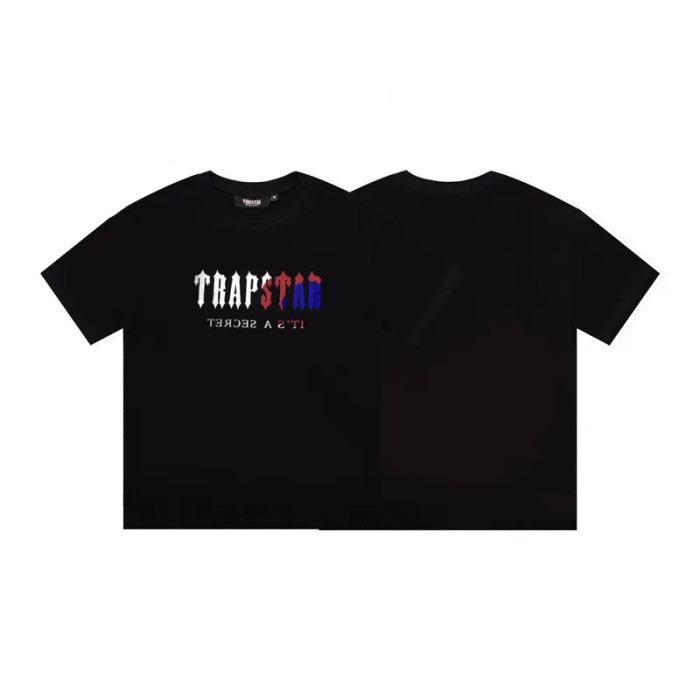 Colorful gradient letter short sleeve tee multiple styles
