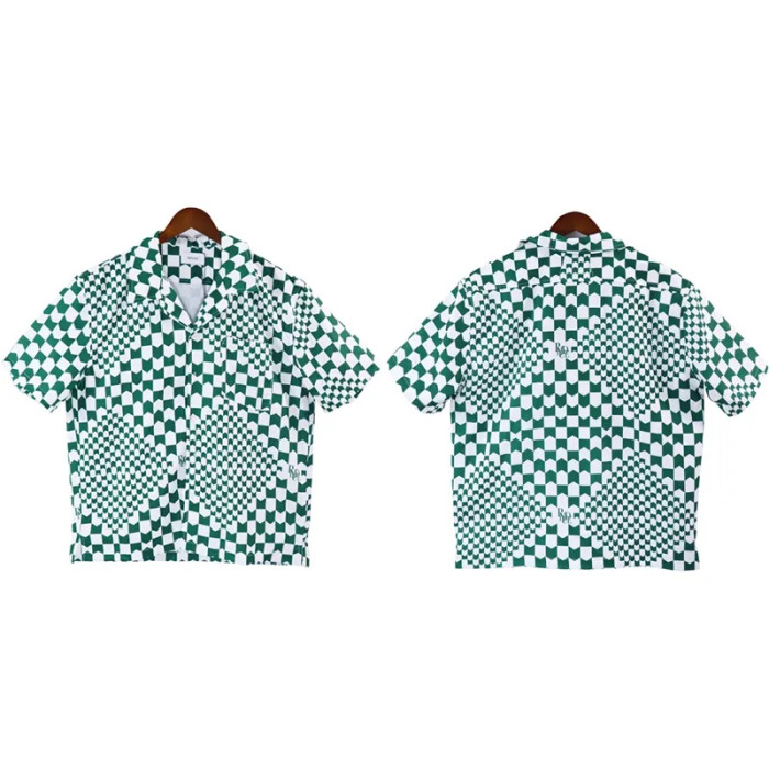 Multi-color checkerboard shirt tee 4 colors