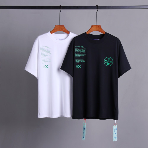 [oversized version]1:1 quality version Fluorescent green environmental protect  tee 2 colors