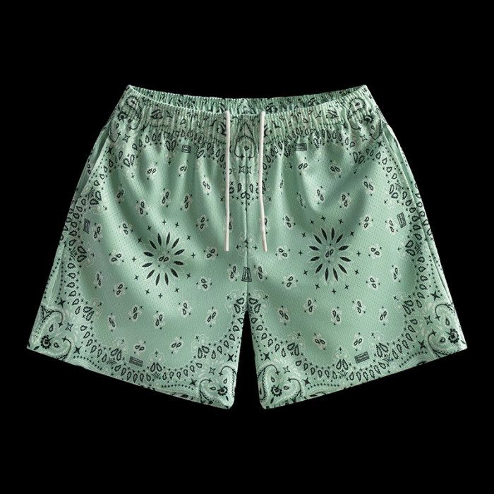 Colorful cashew quick dry print shorts 5 colors