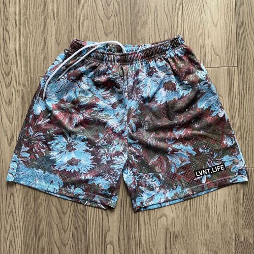 [Buy More Save More]Floral New Wave Sports Shorts with holes 3 colors