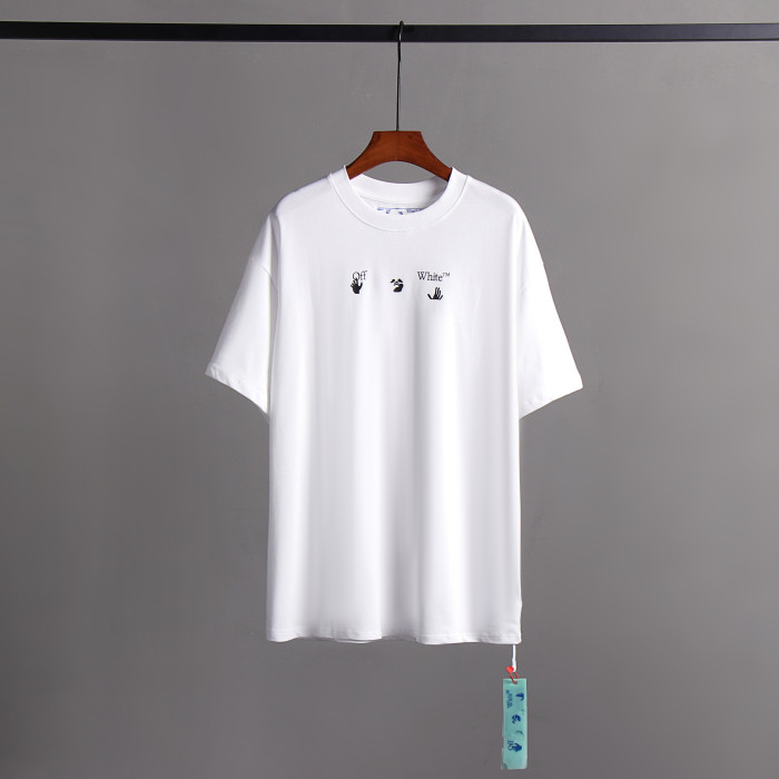 [oversized version]1:1 quality version Blue and gray dissolve gradient tee 3 styles