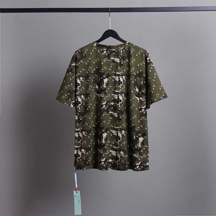 [oversized version]1:1 quality version Camouflage Green Tee