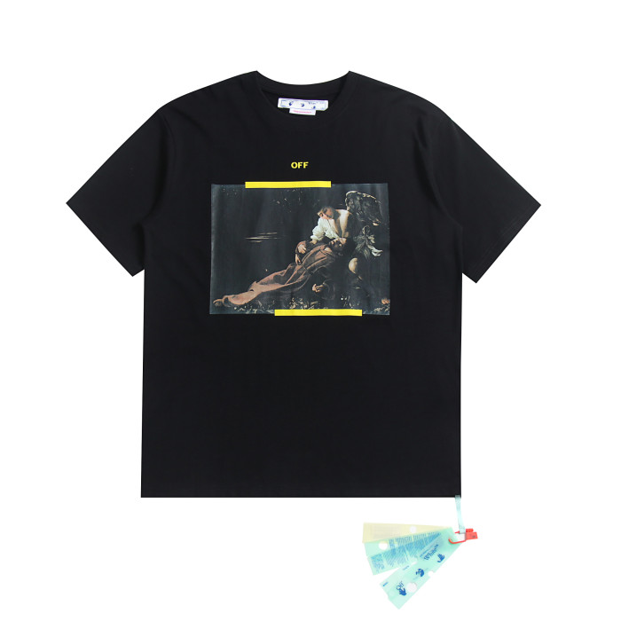 [oversized version]1:1 quality version Religious Vintage Oil Painting Print tee