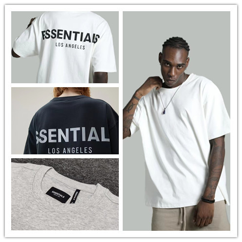 1:1 quality version 3M Reflective Letter Short Sleeve tee 2 colors