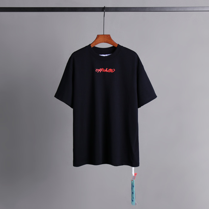 [oversized version]1:1 quality version Small bright red arrow Front tee