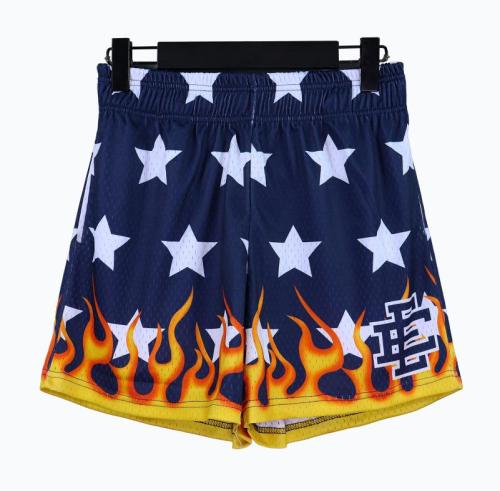Flaming star print shorts