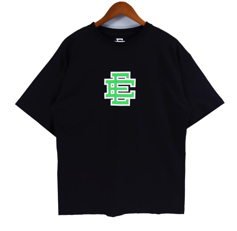 US 28.41 Double E Pure Black Printed Short Sleeve tee www.repdog.cn